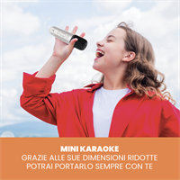 TECHMADE KARAOKE SPEAKER BIANCO
