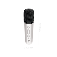 TECHMADE KARAOKE SPEAKER BIANCO