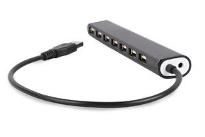 TECHMADE GEMBIRD HUB 7 PORT USB 2.0, NERO