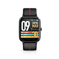 TECHMADE SMARTWATCH SPORT GPS INTEGRATO BLACK/RED