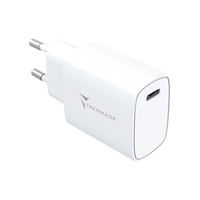 TECHMADE CARICABATTERIE 20W 1 PORTA USB-C OUTPUT FAST CHARGE
