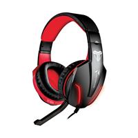 TECHMADE CUFFIA GAMING PER CONSOLE/PC/LAPTOP/SMARTPHONE ROSSA