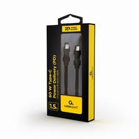 TECHMADE GEMBIRD CAVO 60 W TYPE-C POWER DELIVERY (PD) 1.5MT