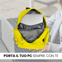 TECHMADE ZAINO CLASSIC STYLE SMALL (31.5x13.5x43 CM) VERDE