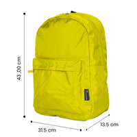 TECHMADE ZAINO CLASSIC STYLE SMALL (31.5x13.5x43 CM) VERDE