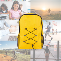 TECHMADE ZAINO SPORT STYLE (29x15x43 CM) GIALLO