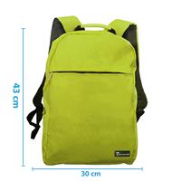 TECHMADE ZAINO PROFESSIONAL STYLE PER PC (30x12x43 CM) VERDE