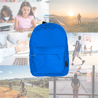 TECHMADE ZAINO CLASSIC STYLE MEDIUM (32x15x42 CM) BLU