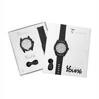 TECHMADE TM-YOUNG-BK SMARTWATCH YOUNG+AURICOLARE SINGOLO NERO