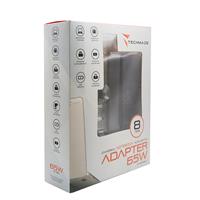 TECHMADE ALIMENTATORI UNIVERSALI PER NOTEBOOK 65W CON 8 TIPS