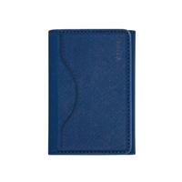 ETRES WALLET SMART FLAT COLLEZIONE SAFFIANO BLU