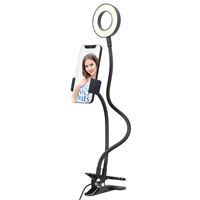TECHMADE GEMBIRD SELFIE RING LIGHT CON PHONE HOLDER