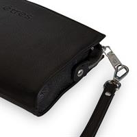 ETRES HANDBAG BLACK IN SIMILPELLE CON ZIP E TRACOLLA