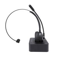 TECHMADE GEMBIRD BT CUFFIA WIRELESS DA CALL CENTER, MONO, NERA