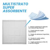 HAPPEE HP-PETPAD-M10 TRAVERSINE MISURA M 60X60 (CONF.10 PCS)