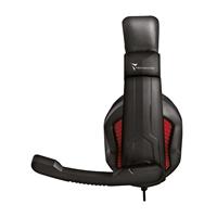 TECHMADE CUFFIA GAMING CON LUCE 3.5MM BLACK RED