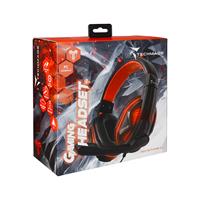 TECHMADE CUFFIA GAMING CON LUCE 3.5MM BLACK RED