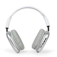 TECHMADE GEMBIRD CUFFIE BT CON EFFETTO LUCE LED,BIANCO/ARGENTO