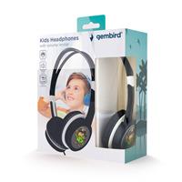 TECHMADE GEMBIRD CUFFIE PER BAMBINI CON LIMITATORE VOLUME NERE