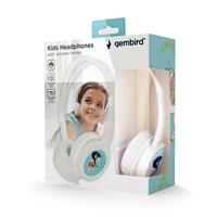 TECHMADE GEMBIRD CUFFIE PER BAMBINI CON LIMITATORE VOLUME BIANCA