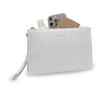 ETRES HANDBAG WHITE - GOLD CON ZIP E TRACOLLA