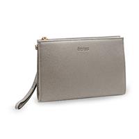 ETRES HANDBAG SILVER - GOLD CON ZIP E TRACOLLA