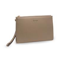 ETRES HANDBAG LIGHT - BROWN GOLD CON ZIP E TRACOLLA