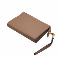 ETRES HANDBAG LIGHT - BROWN GOLD CON ZIP E TRACOLLA