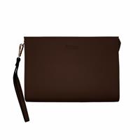 ETRES HANDBAG BROWN - GOLD CON ZIP E TRACOLLA