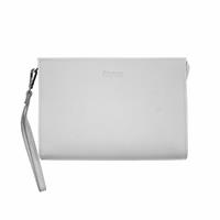 ETRES HANDBAG WHITE - SILVER CON ZIP E TRACOLLA