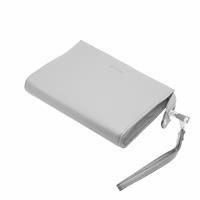 ETRES HANDBAG WHITE - SILVER CON ZIP E TRACOLLA