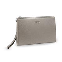 ETRES HANDBAG SILVER - SILVER CON ZIP E TRACOLLA