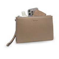 ETRES HANDBAG LIGHT - BROWN SILVER CON ZIP E TRACOLLA