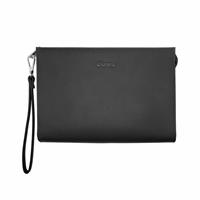 ETRES HANDBAG SAFFIANO BLACK - SILVER CON ZIP E TRACOLLA