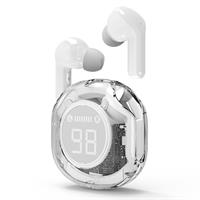 TECHMADE GEMBIRD AURICOLARI IN-EAR TWS TRASPARENTI, BIANCHI