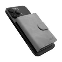 ETRES SMART WALLET SLIDE PORTACARTE IN METALLO GREY MAGSAFE