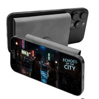 ETRES SMART WALLET SLIDE PORTACARTE IN METALLO GREY MAGSAFE