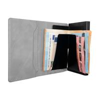ETRES SMART WALLET SLIDE PORTACARTE IN METALLO GREY MAGSAFE