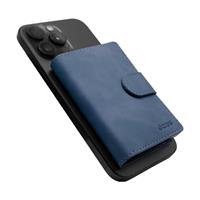 ETRES SMART WALLET SLIDE PORTACARTE IN METALLO BLU MAGSAFE