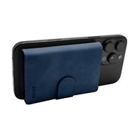 ETRES SMART WALLET SLIDE PORTACARTE IN METALLO BLU MAGSAFE