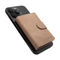 ETRES SMART WALLET SLIDE PORTACARTE IN METALLO BROWN MAGSAFE