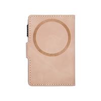 ETRES SMART WALLET SLIDE PORTACARTE IN METALLO PINK MAGSAFE