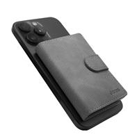 ETRES SMART WALLET SLIDE PORTACARTE IN METALLO SAFFIANO GREY