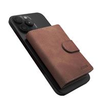 ETRES SMART WALLET SLIDE PORTACARTE IN METALLO SAFFIANO DARK BR