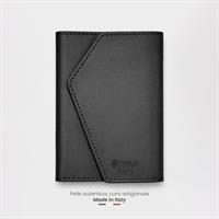 ETRES ITALIA WALLET MODELLO ROMA GENUINE LEATHER CLASSIC BLACK