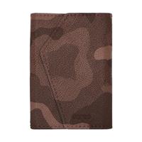 ETRES ITALIA WALLET MODELLO ROMA GENUINE LEATHER CAM BROWN