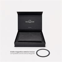 ETRES ITALIA WALLET MODELLO ROMA GENUINE LEATHER CAM BROWN