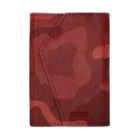 ETRES ITALIA WALLET MODELLO ROMA GENUINE LEATHER CAM RED
