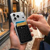 TECHMADE SMART WALLET SLIM DESIGN MAGNETIC 3 CARTE ANIM.-NERO