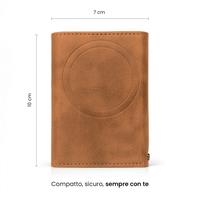 TECHMADE SMART WALLET PORTACARTE BASIC BROWN